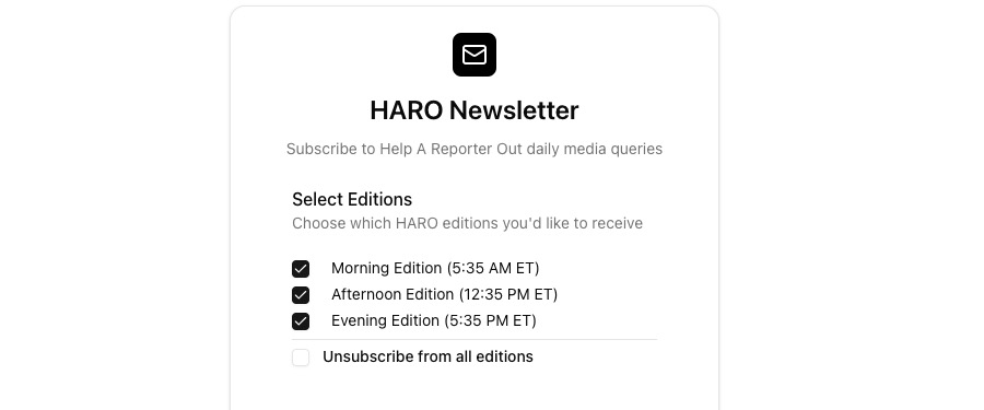 haro journalists